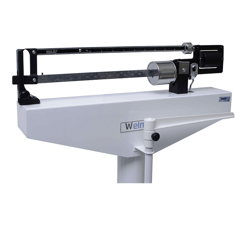Balança Mecânica Antropométrica 300Kg Divisão 100 gramas Plataforma de 54 x 38 cm 104A - Welmy - Imagem 2