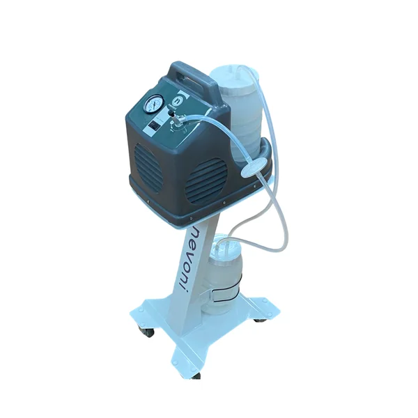 Aspirador Cirúrgico A Vácuo Com 02 Frascos de 3,25 Litros Cada Com Pedestal 1001PO-PE2 - Nevoni