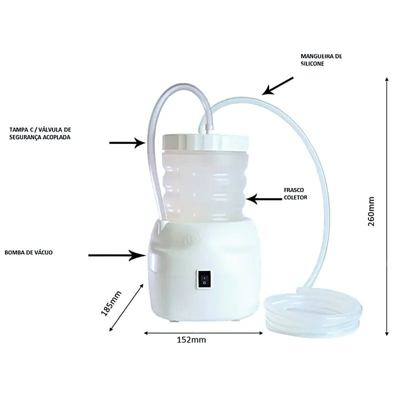 Micro Aspirador a Vácuo Home Care - 5005BR - Imagem 2