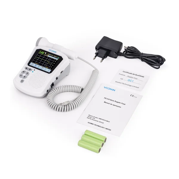 Detector Fetal de Mesa FD-310C LCD Colorido e 3 Modos de Exibição - Vcomin - Imagem 7